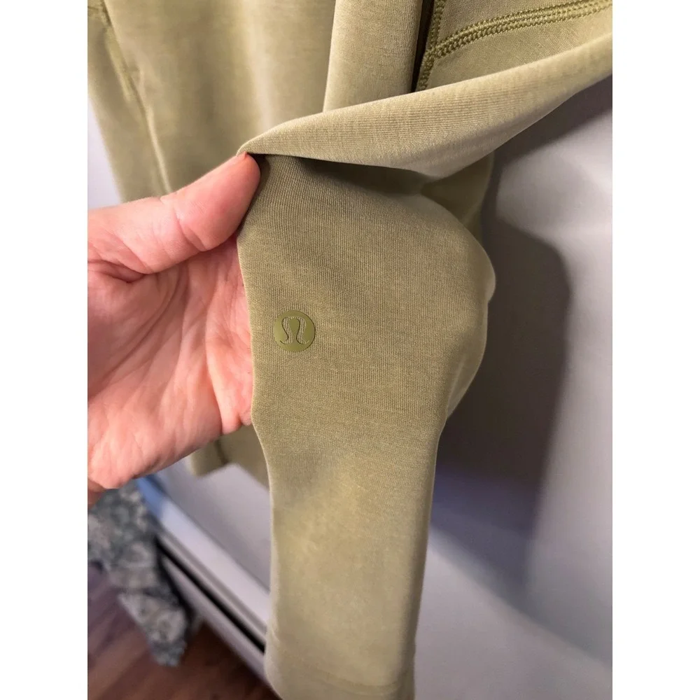 Lululemon Softstreme Back In Action Tank Dress Olive Green Athleisure Minimal‎ 6